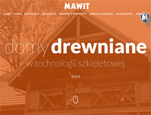 Tablet Screenshot of mawit.com.pl